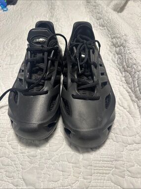 adidas Black Slip-On Athletic Sandal Sneakers